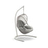 Luxury Kida Hanging Lounge Chair with Base by Dedon | Organic Outdoor Seating Design by Stephen Burks | Casa Design Group