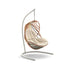 Luxury Kida Hanging Lounge Chair with Base by Dedon | Organic Outdoor Seating Design by Stephen Burks | Casa Design Group