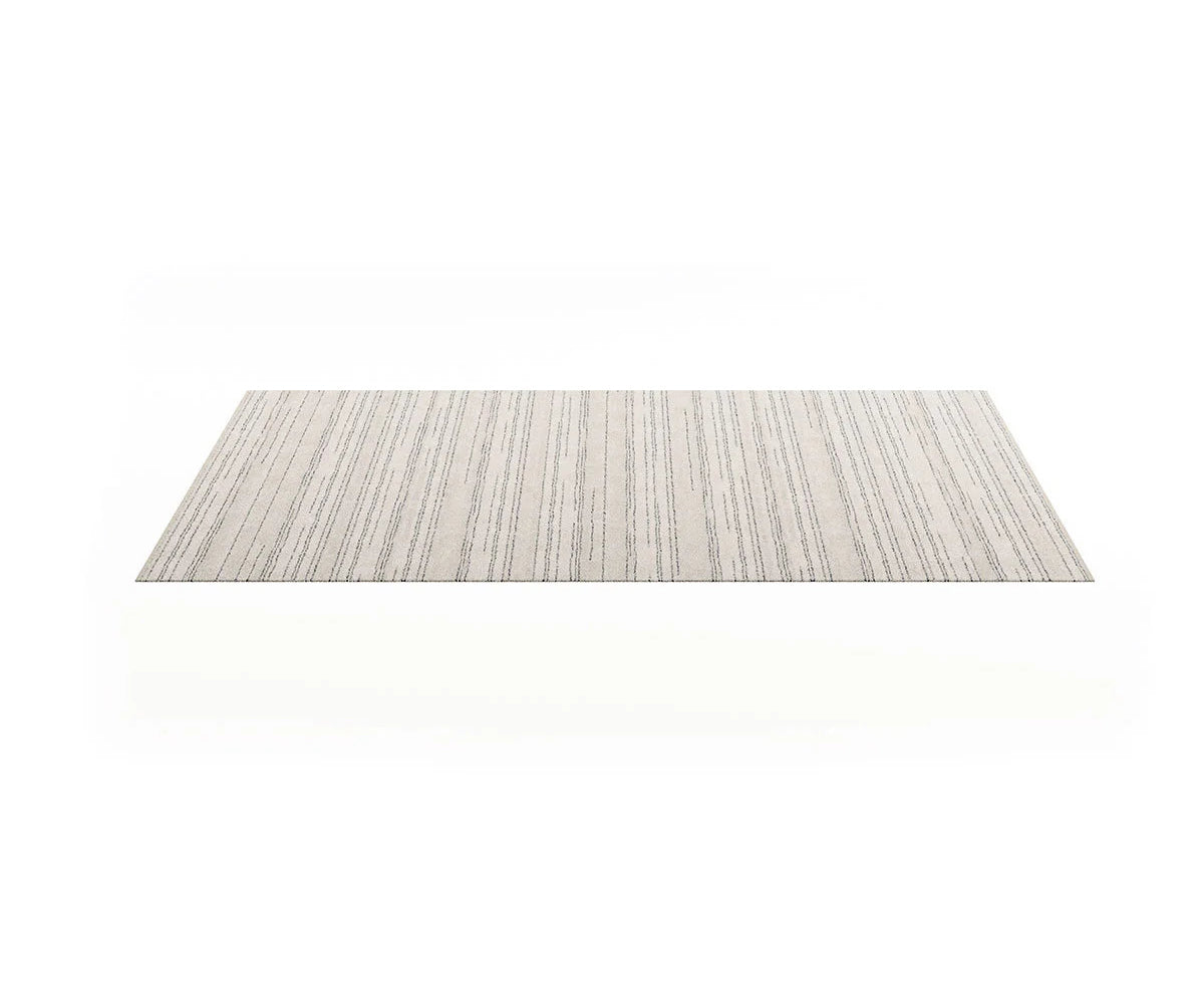 Frigerio Kimi Rug with organic striped pattern and refined texture Casa Design Group