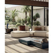 Frigerio Kimi Rug with organic striped pattern and refined texture Casa Design Group