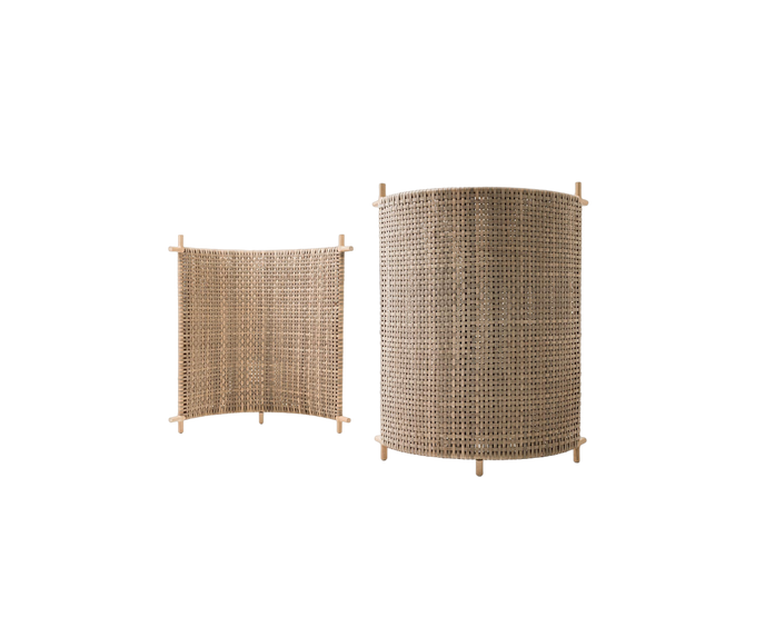Contemporary Kiori Outdoor Divider Screen by Paola Lenti with Handwoven Conwood Casa Design Group