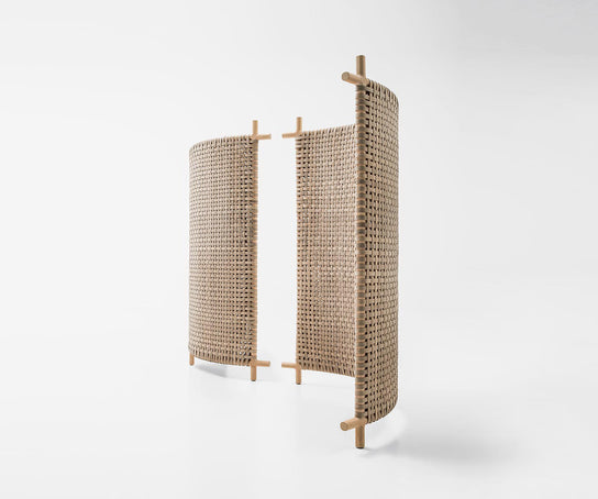 Contemporary Kiori Outdoor Divider Screen by Paola Lenti with Handwoven Conwood Casa Design Group