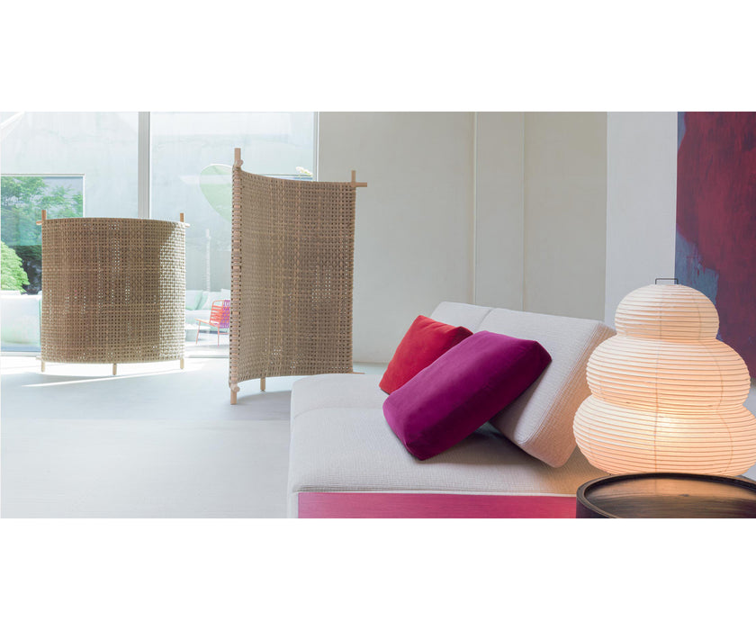 Contemporary Kiori Outdoor Divider Screen by Paola Lenti with Handwoven Conwood Casa Design Group