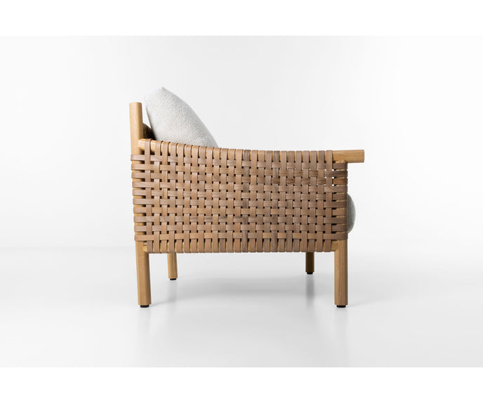 Modern Kiori Outdoor Lounge Chair by Paola Lenti with Removable Cushions Casa Design Group