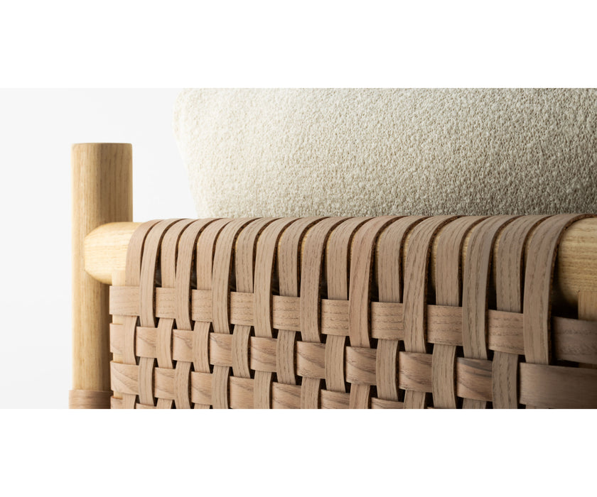 Modern Kiori Outdoor Lounge Chair by Paola Lenti with Removable Cushions Casa Design Group