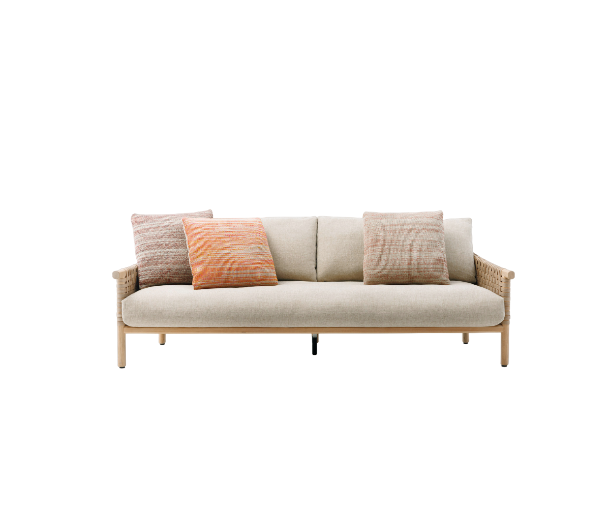 Contemporary Kiori Outdoor Sofa by Paola Lenti Stylish Outdoor Seating Casa Design Group