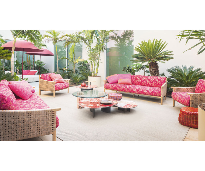 Contemporary Kiori Outdoor Sofa by Paola Lenti Stylish Outdoor Seating Casa Design Group