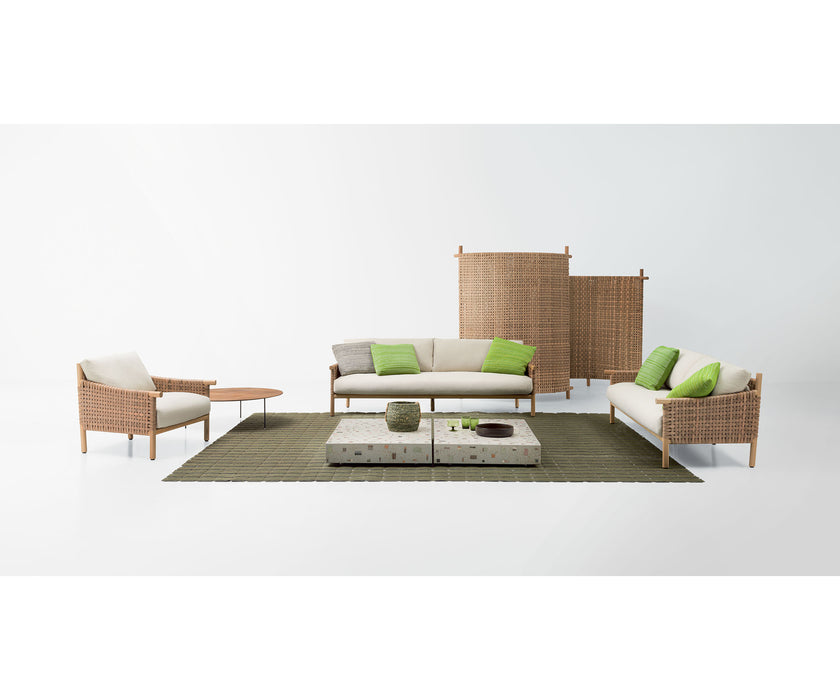 Contemporary Kiori Outdoor Sofa by Paola Lenti Stylish Outdoor Seating Casa Design Group