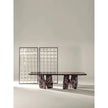 Frigerio Kumo Dining Table with sculptural marble base and refined contemporary design for luxury dining interiors Casa Design Group