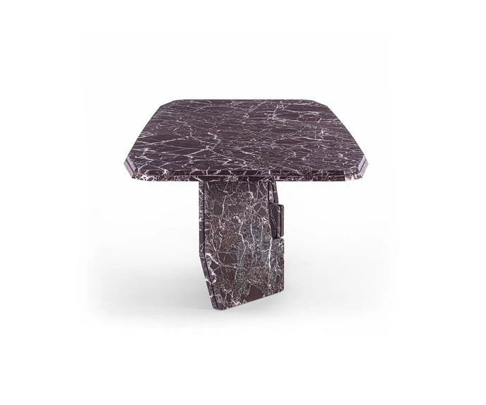 Frigerio Kumo Dining Table with sculptural marble base and refined contemporary design for luxury dining interiors Casa Design Group