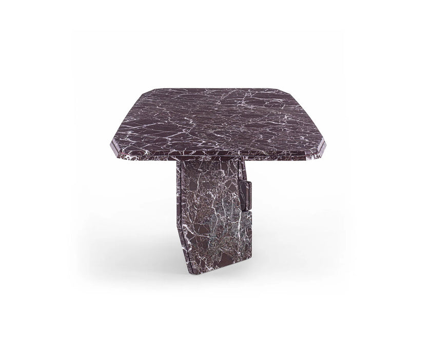 Frigerio Kumo Dining Table with sculptural marble base and refined contemporary design for luxury dining interiors Casa Design Group