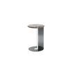 Kyle C Table with Marble Top and Folded Metal Base by Giulio Marelli | Casa Design Group