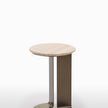 Kyle C Table with Marble Top and Folded Metal Base by Giulio Marelli | Casa Design Group