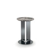 Kyle C Table with Marble Top and Folded Metal Base by Giulio Marelli | Casa Design Group
