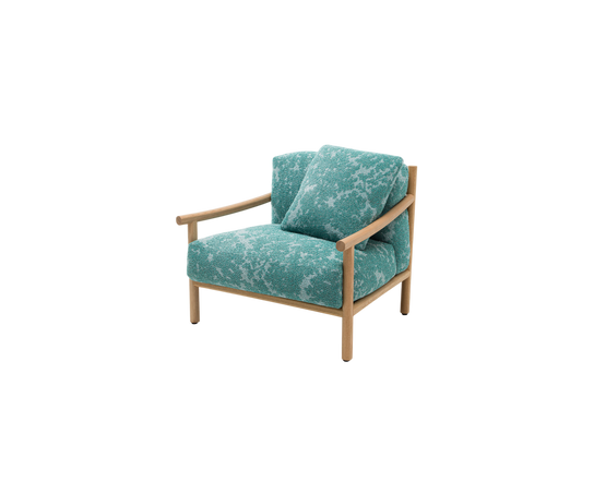 Modern Kyo Outdoor Lounge Chair by Paola Lenti with Removable Cushions Casa Design Group