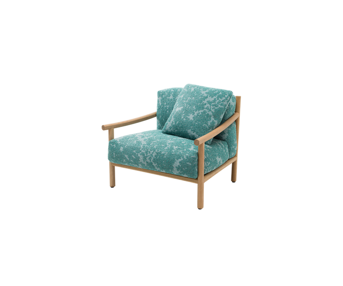 Modern Kyo Outdoor Lounge Chair by Paola Lenti with Removable Cushions Casa Design Group