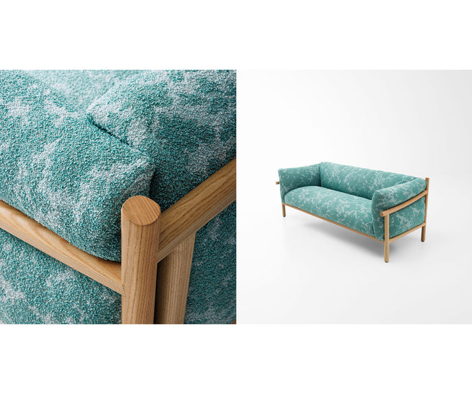 Luxury Kyo Outdoor Sofa by Paola Lenti with Dark Brown Heartwood Casa Design Group