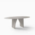 Lambda Dining Table with sculptural folded base and elegant contemporary finishes by Rimadesio | Casa Design Group