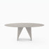 Lambda Dining Table with sculptural folded base and elegant contemporary finishes by Rimadesio | Casa Design Group