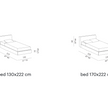 High End Law Bed by Meridiani Casa Design Group
