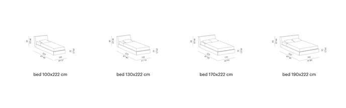 High End Law Bed by Meridiani Casa Design Group
