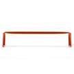 Le Banc Bench by MDF Italia designed by Xavier Lust in curved aluminum.