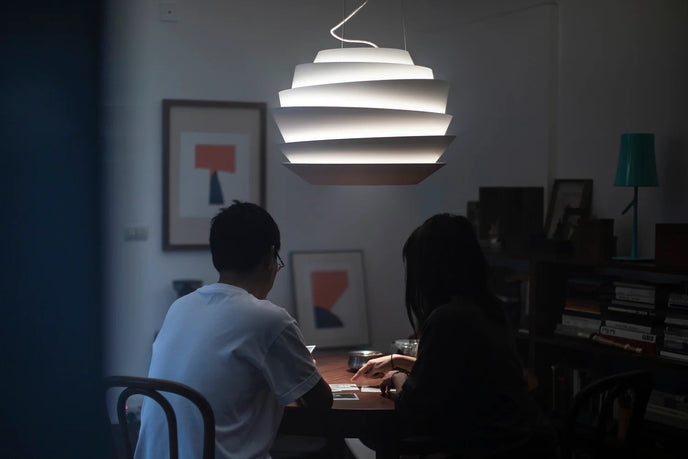 High End Le Soleil Suspension by Foscarini Casa Design Group