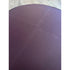 Contemporary burgundy leather round ottoman floor sample – Casa Design Group