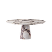 Leon Dining Table by Meridiani with sculptural cone base Casa Design Group