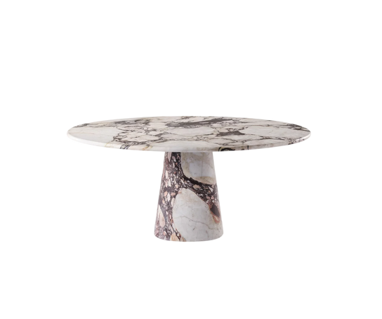 Leon Dining Table by Meridiani with sculptural cone base Casa Design Group