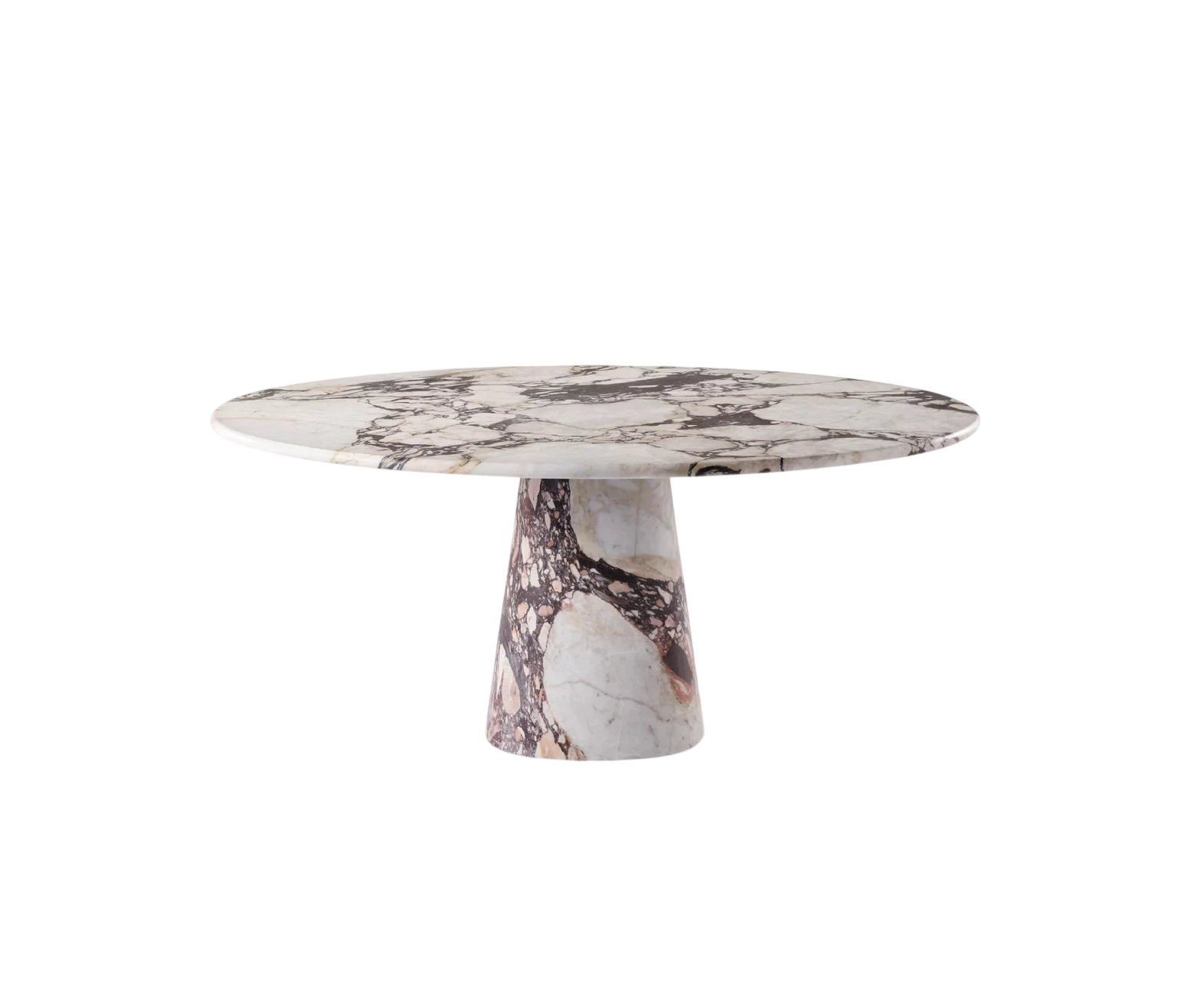 Leon Dining Table by Meridiani with sculptural cone base Casa Design Group