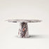 Leon Dining Table by Meridiani with sculptural cone base Casa Design Group