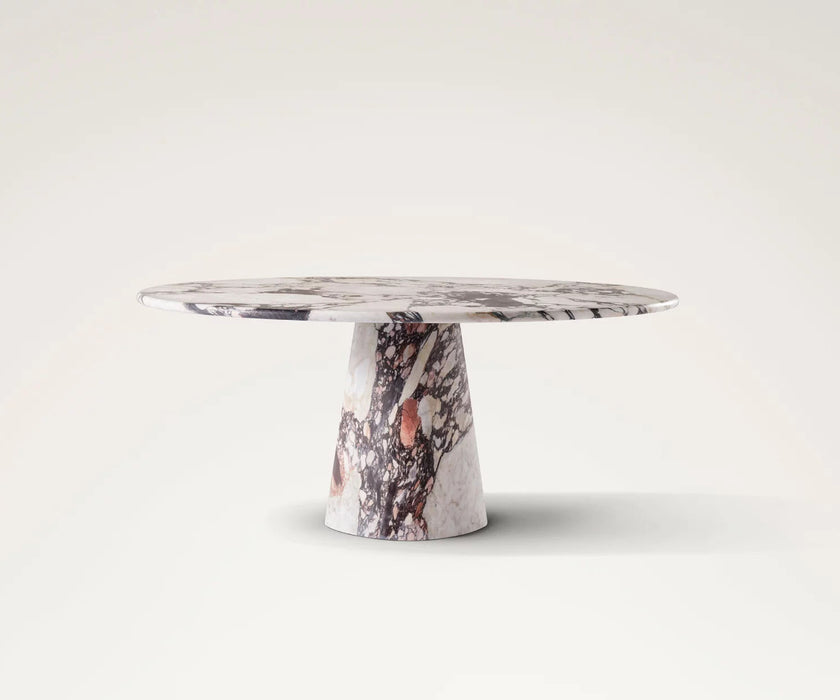 Leon Dining Table by Meridiani with sculptural cone base Casa Design Group
