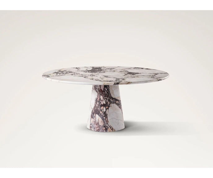 Leon Dining Table by Meridiani with sculptural cone base Casa Design Group