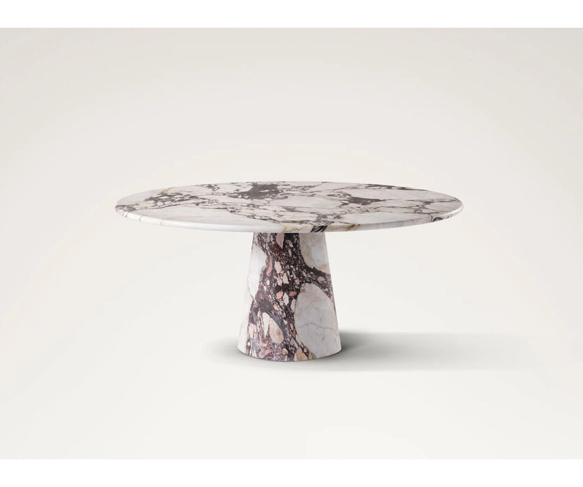 Leon Dining Table by Meridiani with sculptural cone base Casa Design Group