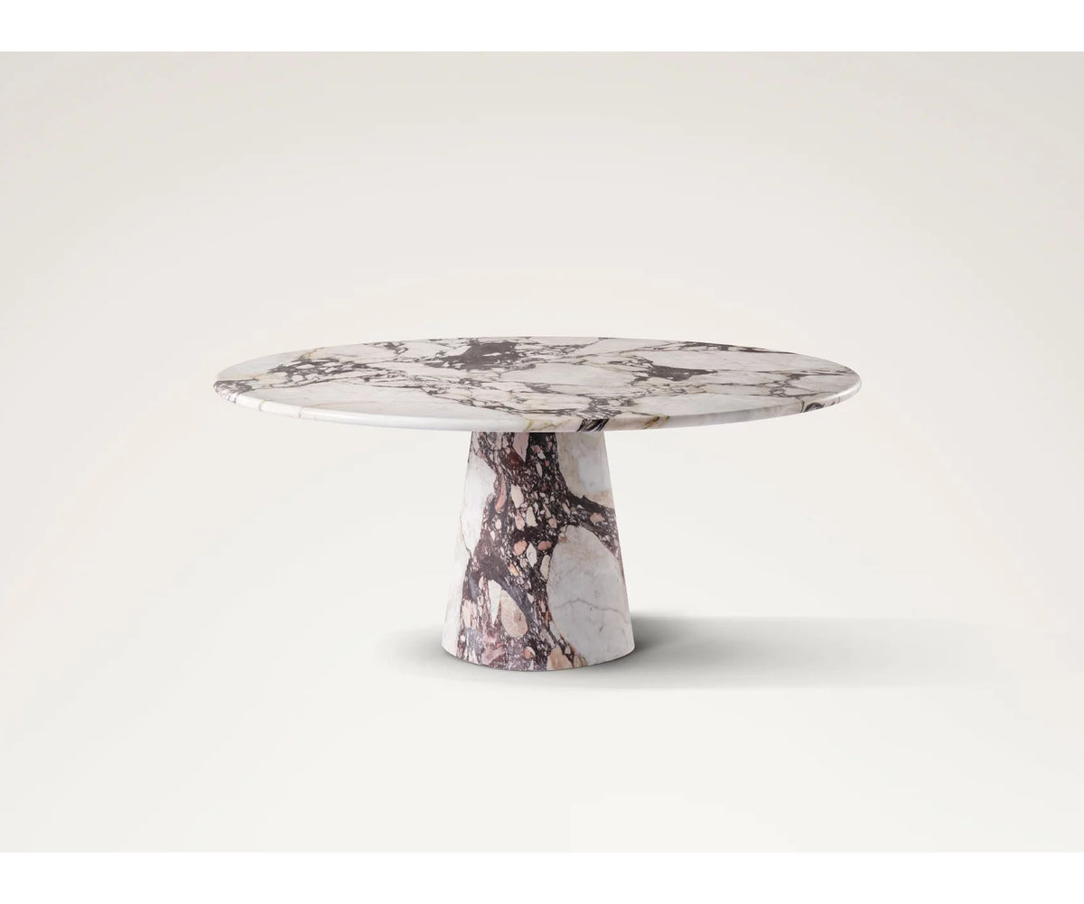 Leon Dining Table by Meridiani with sculptural cone base Casa Design Group