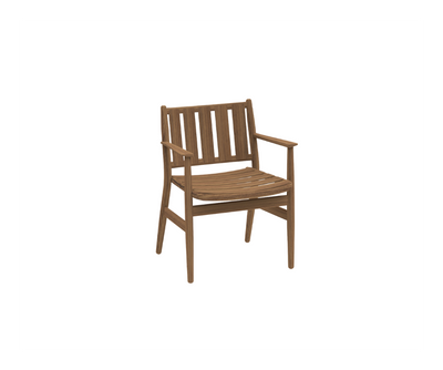 Comfortable Levante 001 Teak Outdoor Dining Armchair by Roda | Casa Design Group