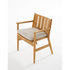 Comfortable Levante 001 Teak Outdoor Dining Armchair by Roda | Casa Design Group