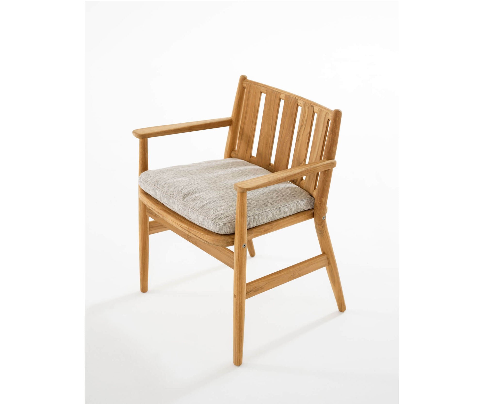 Comfortable Levante 001 Teak Outdoor Dining Armchair by Roda | Casa Design Group