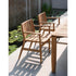 Comfortable Levante 001 Teak Outdoor Dining Armchair by Roda | Casa Design Group