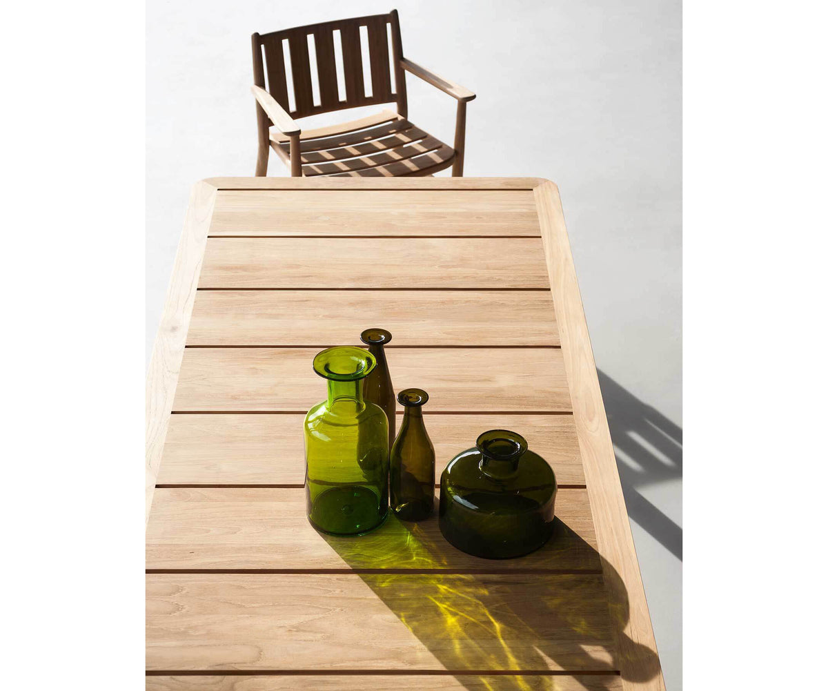 Comfortable Levante 001 Teak Outdoor Dining Armchair by Roda | Casa Design Group