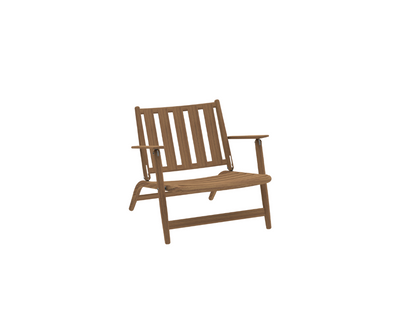 Comfortable Teak Levante 007 Outdoor Lounge Chair by Roda | Casa Design Group