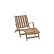 Luxury Levante 008 Outdoor Chaise Lounge by Roda Crafted from Premium Teak | Casa Design Group