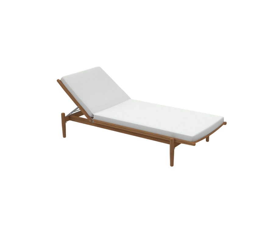 Modern Levante 009 Sunlounger by Roda Crafted from Durable Teak | Casa Design Group