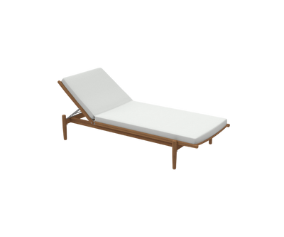 Modern Levante 009 Sunlounger by Roda Crafted from Durable Teak | Casa Design Group