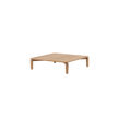 Levante 012 Square Teak Outdoor Coffee Table by Roda | Casa Design Group