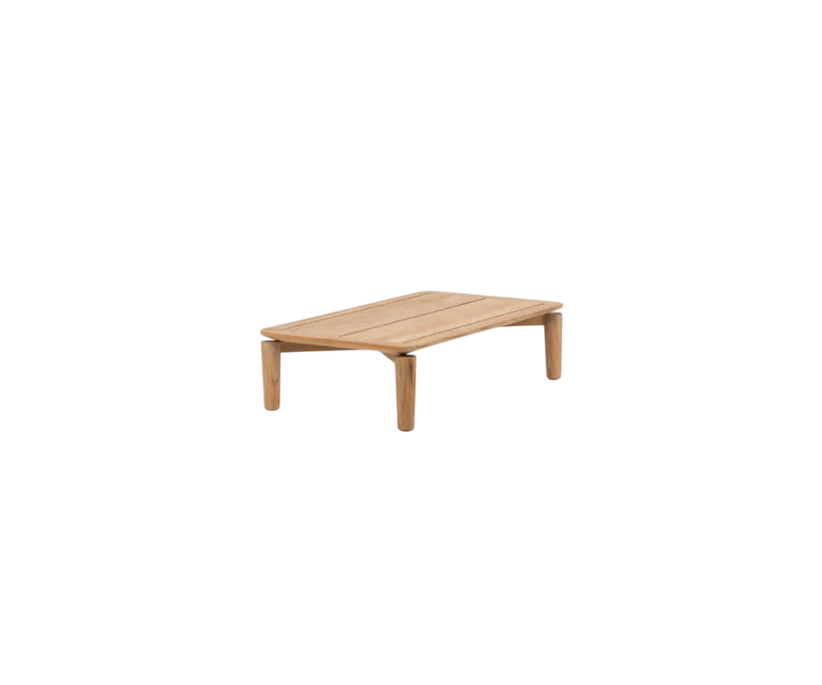 Luxury Rectangular Teak Levante 013 Outdoor Coffee Table by Roda | Casa Design Group