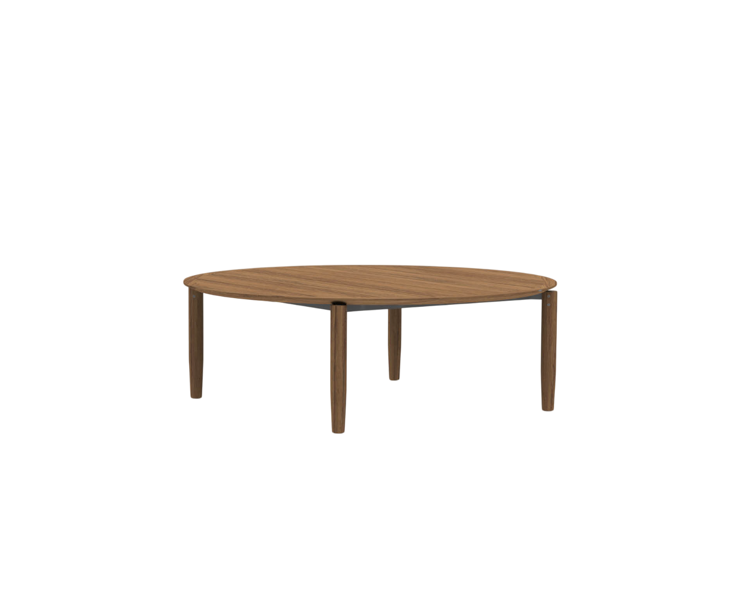 Luxury Teak Levante 018 Round Outdoor Dining Table by Roda | Casa Design Group