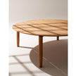 Luxury Teak Levante 018 Round Outdoor Dining Table by Roda | Casa Design Group