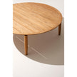 Luxury Teak Levante 018 Round Outdoor Dining Table by Roda | Casa Design Group